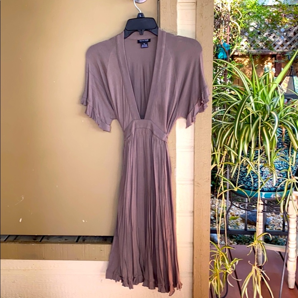 Brown dress easy to wear